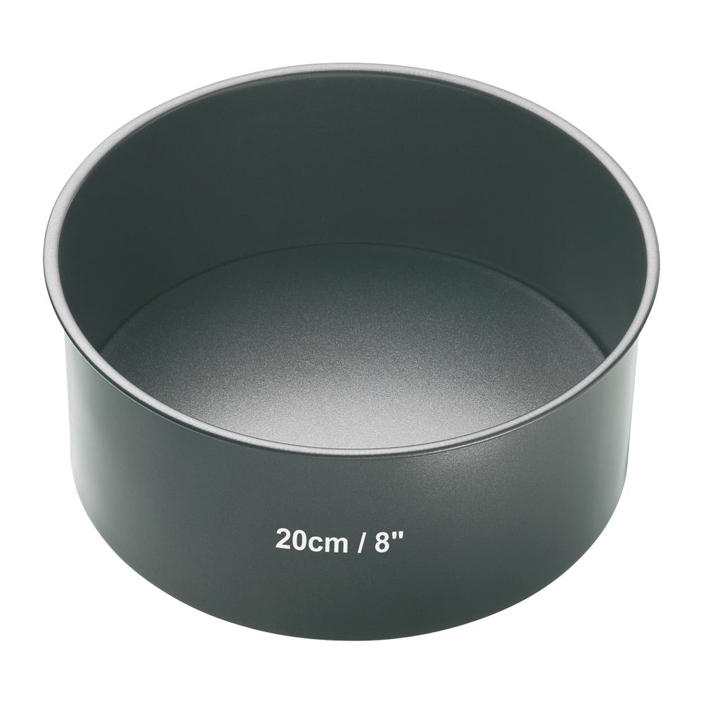 Bakemaster Loose Base Round Cake Pan 20x8cm